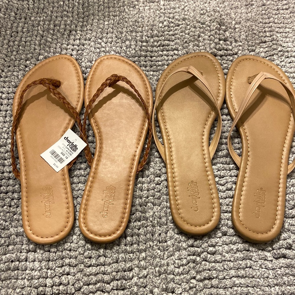2 Pairs of Charlotte Russe Sandals!